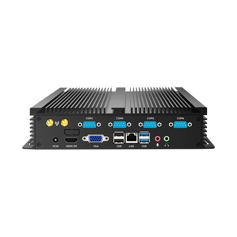「天虹旗舰店」迷你工控主机酷睿i5/i7低功耗linux小主机无风扇微型电脑6串口mini-PC