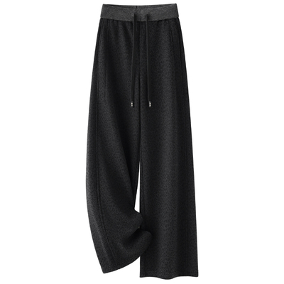 【高端品质】醋酸羊毛窄版阔腿裤