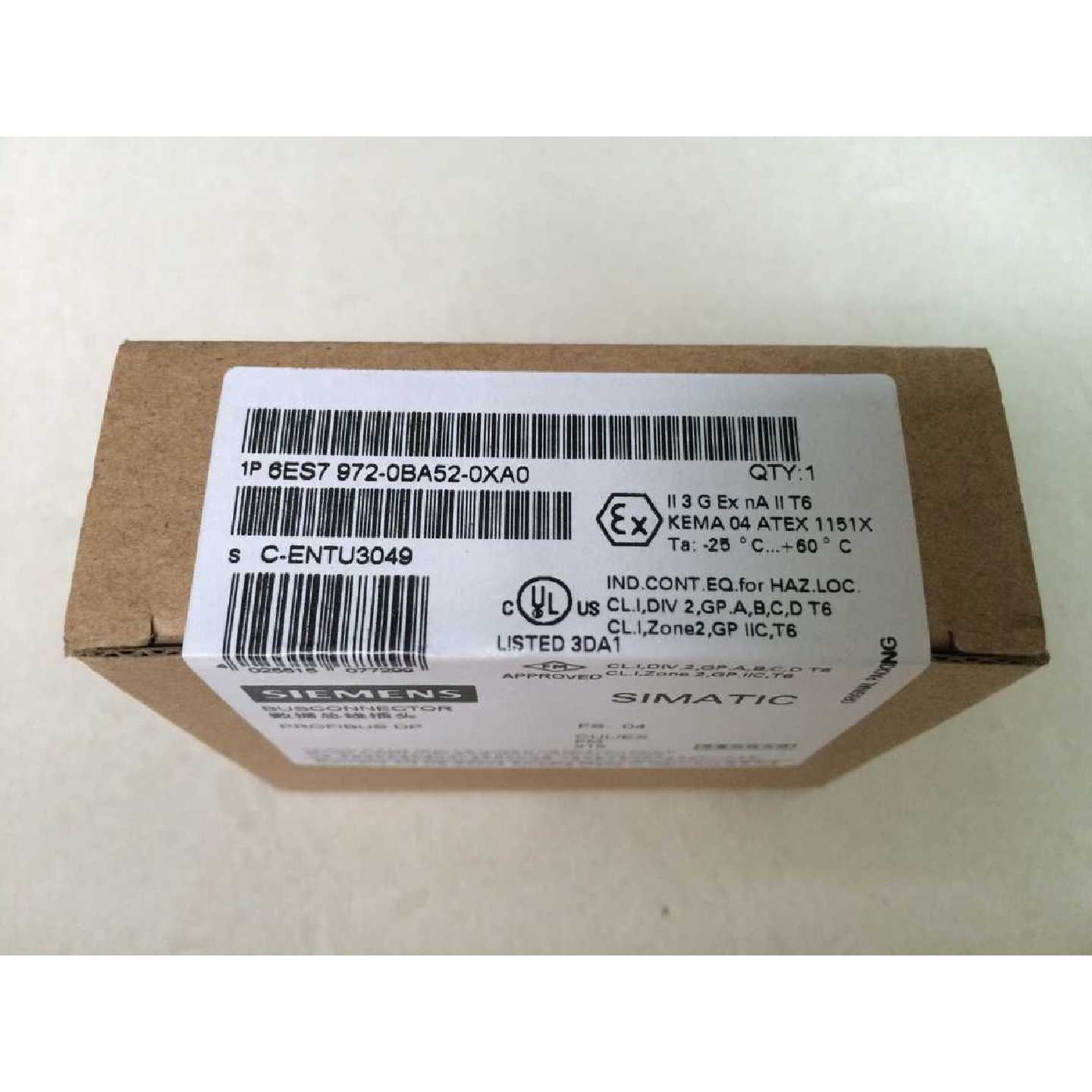 议价6ES7 972-0BA52-0XA0西门子DP总线接头6ES7972-0BA52-0XA0