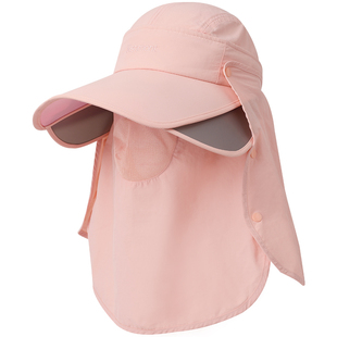 高圆圆推荐卡蒙硬核骑车防晒帽女夏全方位遮阳帽吹不翻大帽檐可拆