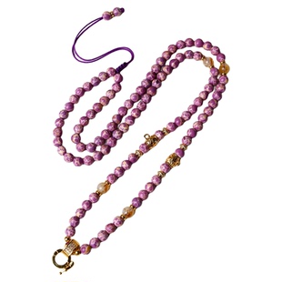 唐卡佛牌链子原创设计简约新中式三挂项链九子离火黄塔晶原创设计