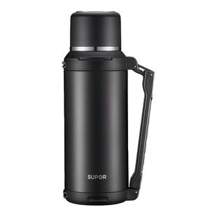 苏泊尔保温壶大容量户外旅行便携家用保温杯不锈钢车载式热暖水瓶