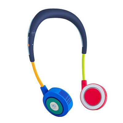 日本wfan清新挂脖儿童无叶风扇