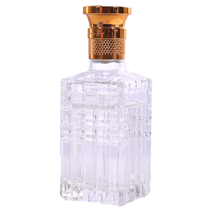 100ml晶白料小酒瓶分装瓶玻璃瓶家用透明试喝二两空瓶【10只瓶】