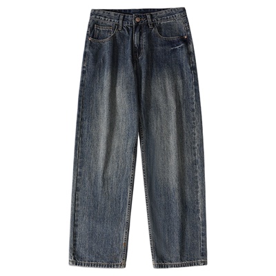 NASA官方进口美式潮牌牛仔长裤