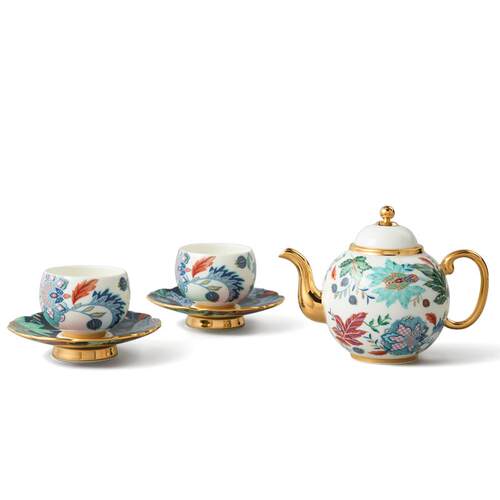 永丰源幸福满园中式功夫茶具套装陶瓷茶杯茶壶高档礼品整套礼盒