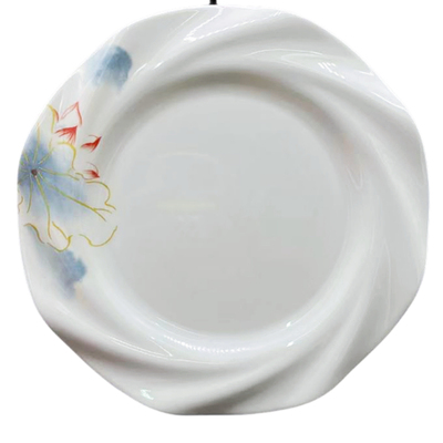 10密胺圆盘商用圆形加厚A8宴席盘