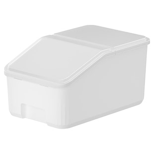 翻盖收纳盒厨房带盖透明整理盒带滑轮零食储物筐橱柜抽屉式杂物箱