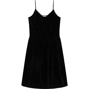 【播奥莱】播商场同款春季新款简约吊带气质显瘦修身连衣裙