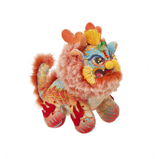 新款麒麟香囊刺绣手工diy材料包国风瑞兽布艺玩偶车挂件随身礼物