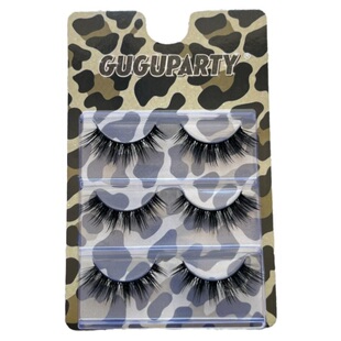 GUGUPARTY欧美wispy set『漫感湿睫』巨上镜芭比漫画大恶魔假睫毛