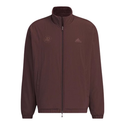 阿迪达斯男女外套2025冬款灯芯绒两面穿保暖运动夹克JI6655