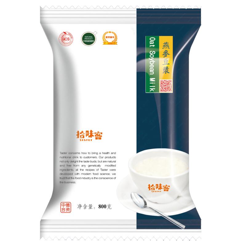 拾味客燕麦豆浆粉800g袋装早餐店商用批发速溶原味豆浆粉含燕麦片