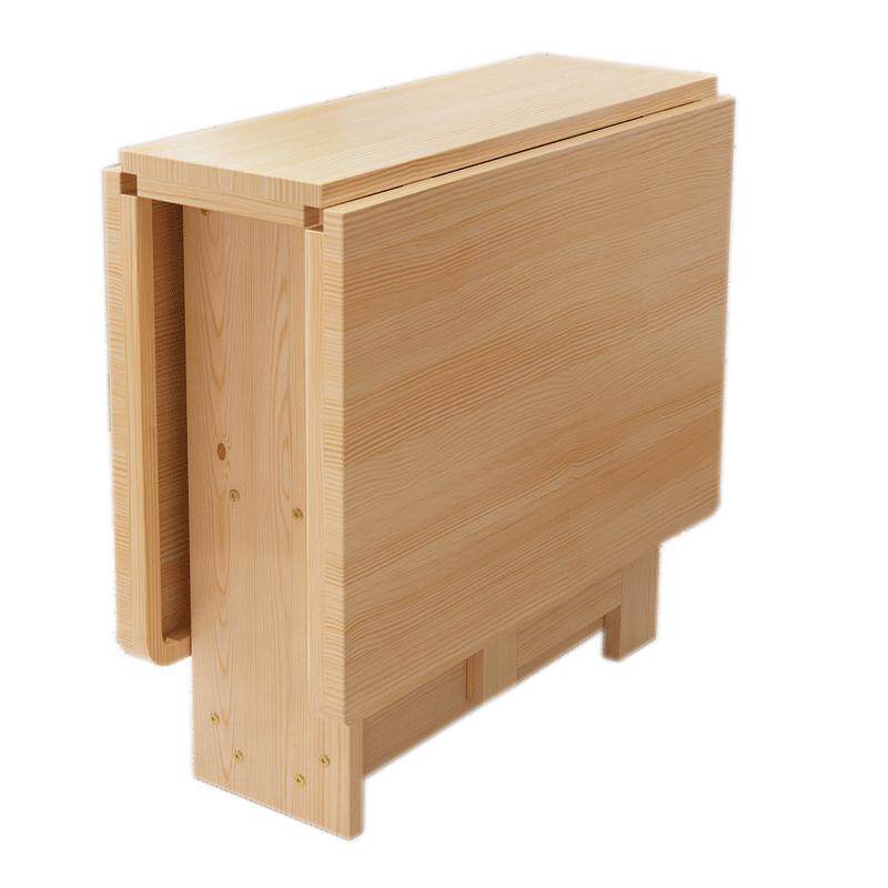 实木折叠餐桌小户型家用长方形