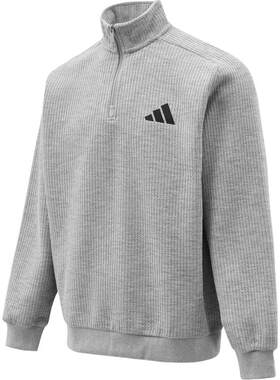 滔搏adidas阿迪达斯男子半拉链针织舒适套头衫运动休闲卫衣KV5944