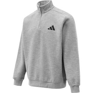 滔搏adidas阿迪达斯男子半拉链针织舒适套头衫运动休闲卫衣KV5944