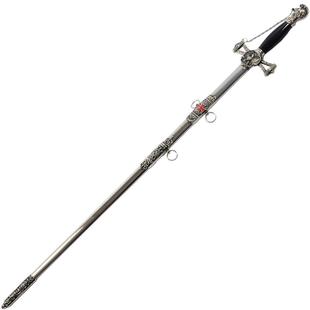 欧式西洋佩剑cos表演剑西洋十字指挥剑仪仗剑表演收藏道具 未开刃