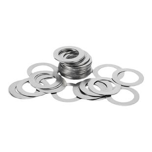 304不锈钢平垫片垫圈圆形超薄金属螺丝加大介子厚度0.1 0.2 0.3mm