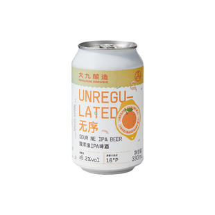 【楠希小馆】大九酿造 无序酸浑浊IPA果味国产精酿啤酒罐装330ml