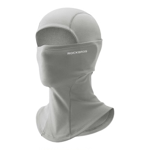 洛克兄弟滑雪头套护脸面罩抓绒骑行登山户外保暖防风头套男女秋冬