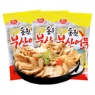 【自营】韩国东远鱼饼甜不辣炒年糕海鲜饼韩式火锅关东煮鱼糕串