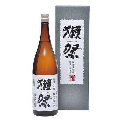 【自营】日本进口獭祭39三割九分纯米大吟酿1800ml米酒洋酒带盒