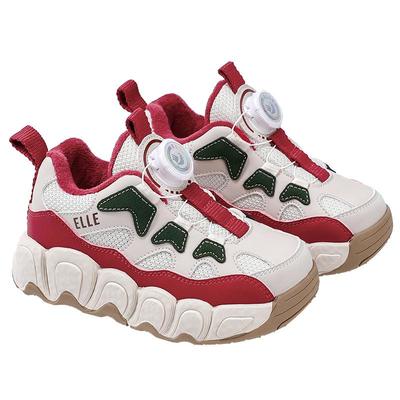 ELLEkids运动防滑新款加绒童鞋