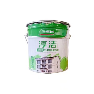 三棵树外墙漆淳洁耐候抗碱防霉乳胶漆家用自刷墙面漆防水防晒涂料