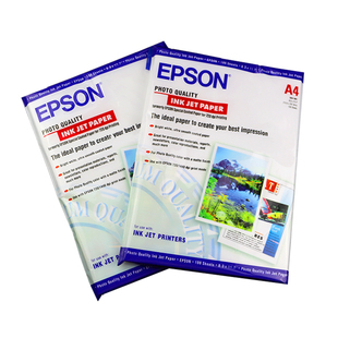 爱普生 A3 A4 A5 A6 150g 背胶相纸 大头贴 不干胶喷墨打印相片纸