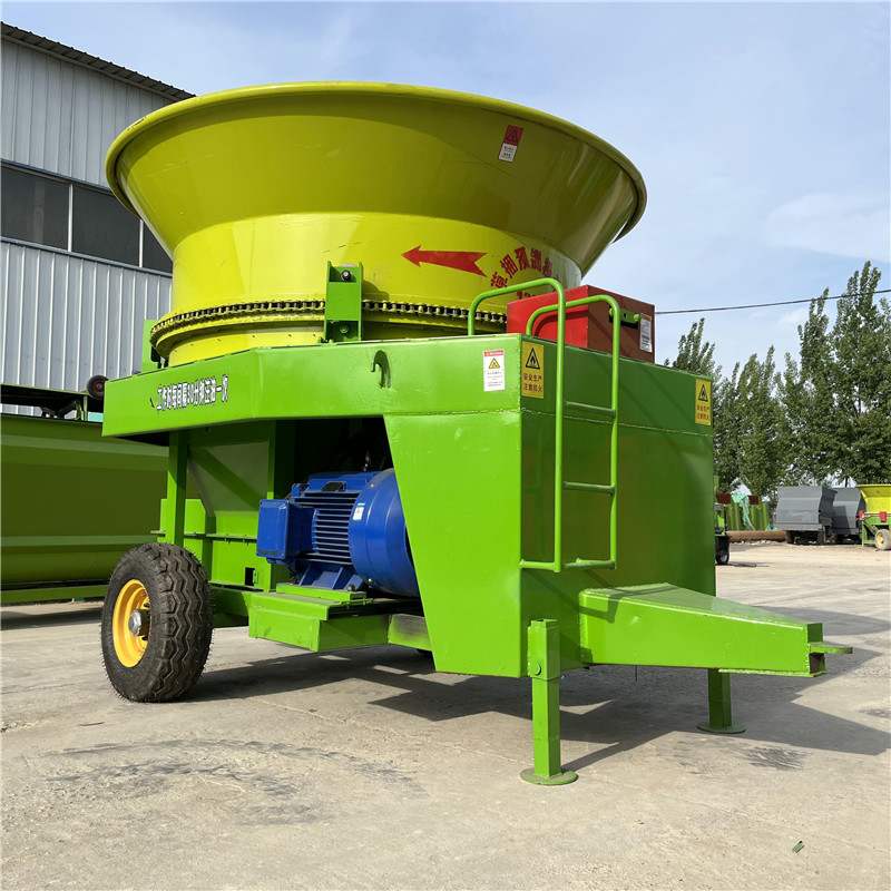 牧场草捆旋切式粉碎机铲车上料130型打草机苜蓿草稻草电动揉碎机