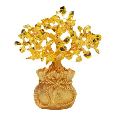 黄水晶家居装饰品福征居