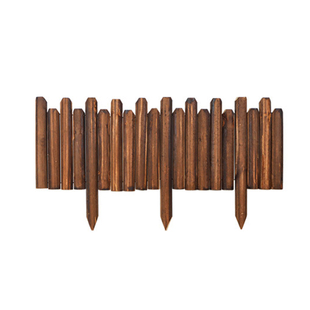 防腐木栅栏花园围栏户外庭院花坛花园小篱笆室外装饰木桩围墙护栏