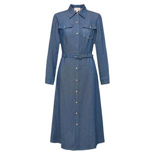 EP YAYING雅莹女装 精梳棉仿牛仔衬衫连衣裙 商场同款 4301A