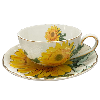欧式向日葵咖啡杯精致下午茶具