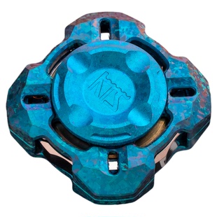 指玩屋 KTS榫卯M4 Mini四叶指尖陀螺内外联动机械金属解压玩具EDC