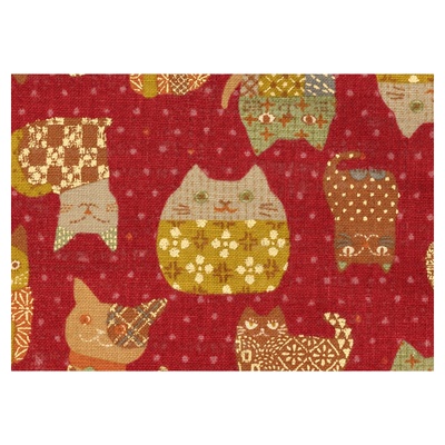 日本进口seven纯棉面料仿棉麻