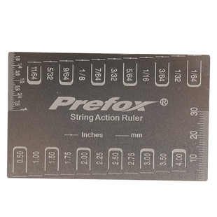 prefox吉他弦距测量尺电贝司调弦高测量弦距卡尺调节琴颈配件工具