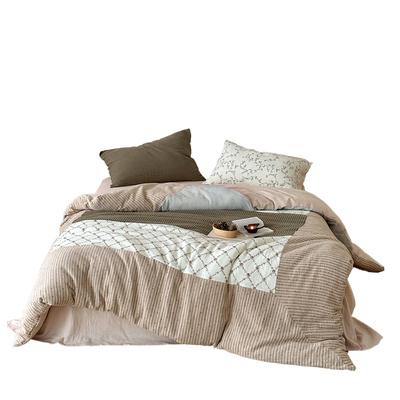 法式复古全棉双层纱四件套