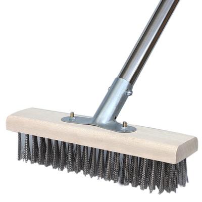 庭院洗地刷子长柄硬毛刷地神器