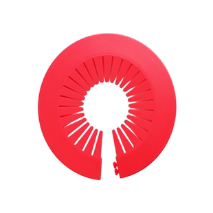 管道装饰圈 墙洞装饰盖 消防箱遮丑盖穿墙管镀锌钢管美容盖板红色