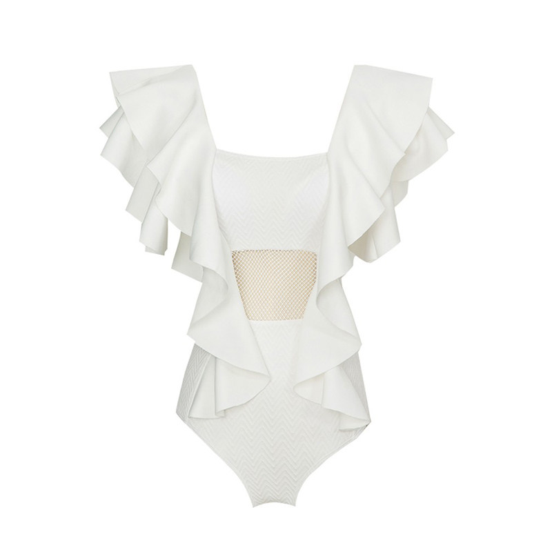 Swimwear三角连体泳衣