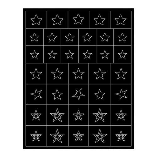 美甲贴纸拍拍胶喷绘爱心星星蝴蝶星芒火焰指甲装饰品小配件带背胶