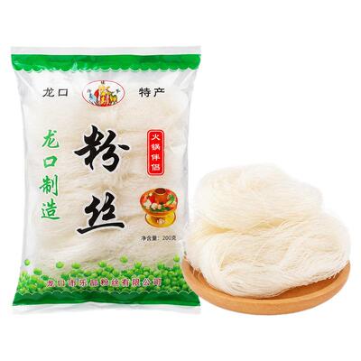 山东龙口风味粉丝速食龙口粉丝凉拌豌豆龙须干米粉商用特色粉丝