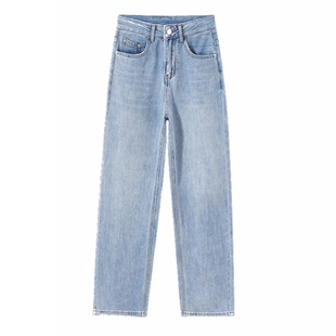 blackpink朴彩英rose和lisa同款牛仔裤闺蜜姐妹宽松直筒裤女春夏