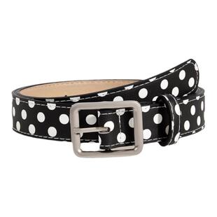 复古y2k腰带2024新款民族风波点皮带百搭配牛仔裤带爱心印花腰带