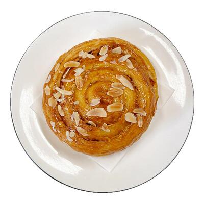 德式手工杏仁肉桂卷Almond CinnamonSwirls点心层次分明肉桂十足