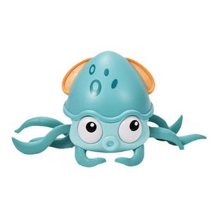 儿童电动感应逃跑八爪鱼2宝宝螃蟹会爬行跑章鱼3-6岁男孩女孩玩具