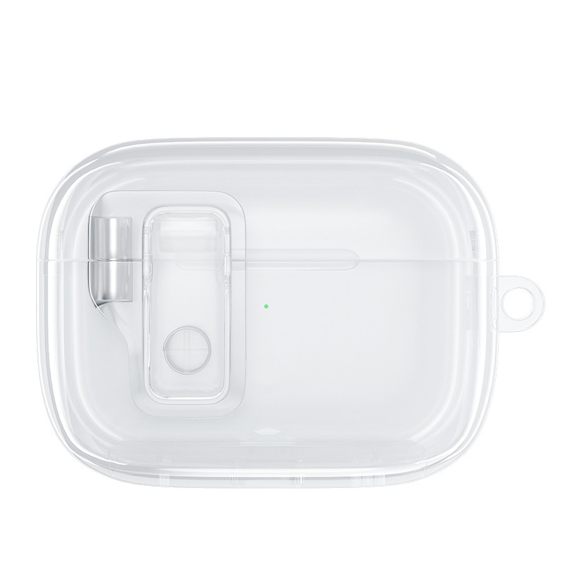 旗舰店官方正品适用苹果耳机AirPods4保护壳airpodspro3保护套带锁扣冰透硅胶全包防撞防摔久用不发黄一二仓