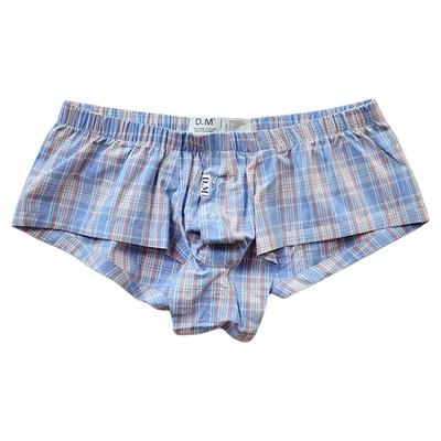 宽松透气D.M棉男家居裤U凸平角裤