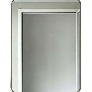 中古不锈钢边框浴室镜子洗手间卫生间镜厕所卫浴镜挂墙镜定制尺寸